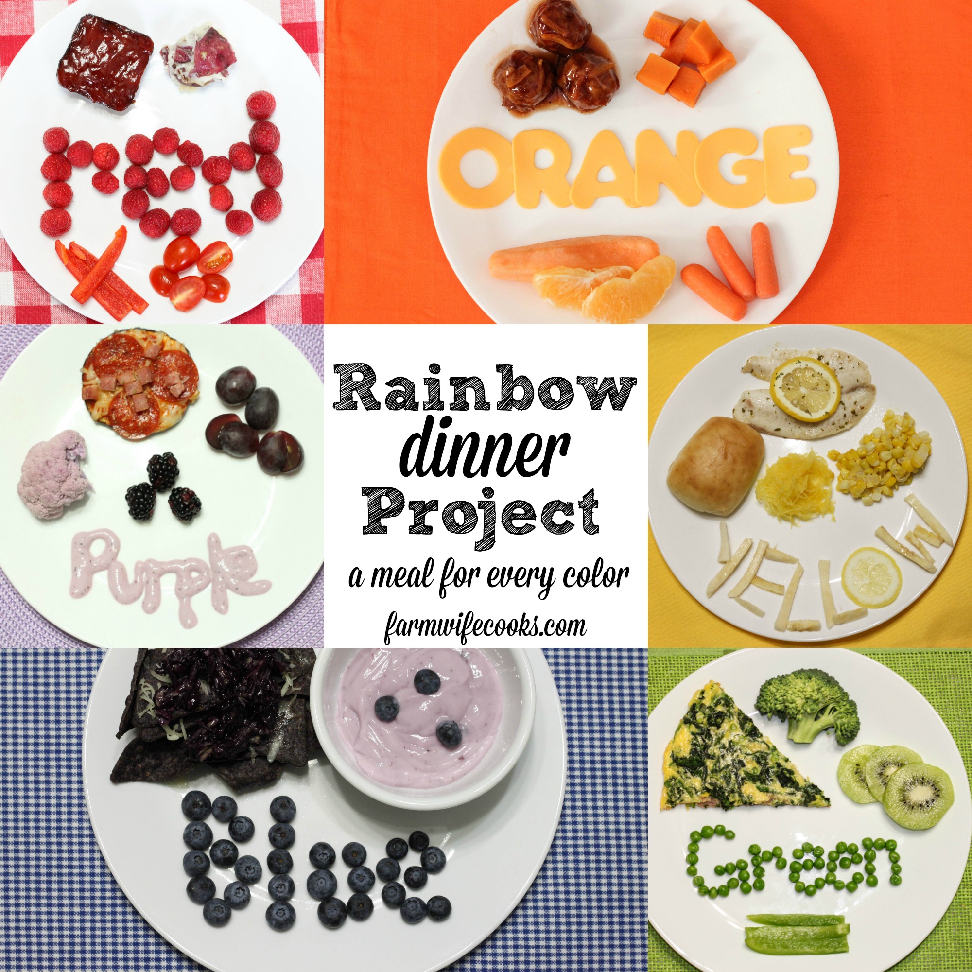 Rainbow Dinner Project – Eat, Drink, Play by Color