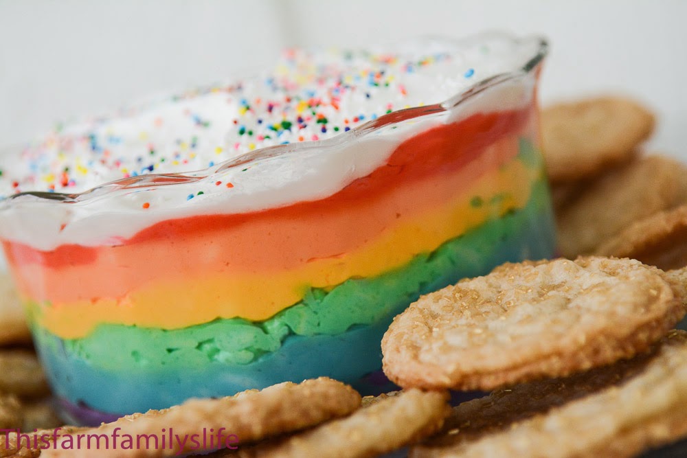 Rainbow Pudding Treat