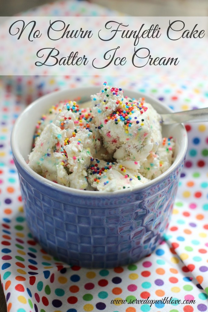 Funfetti Cake Batter Ice Cream