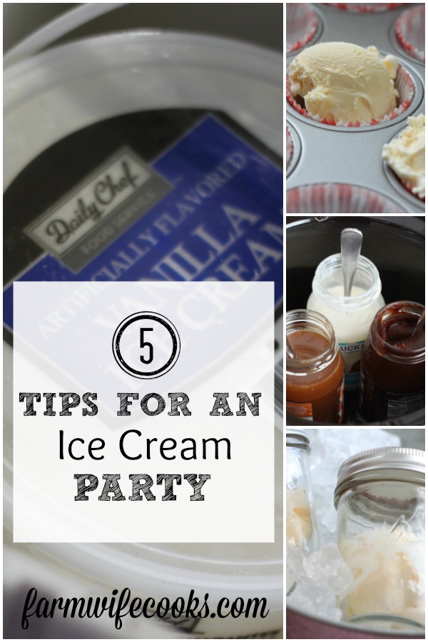 5 Tips for an Ice Cream Party. 