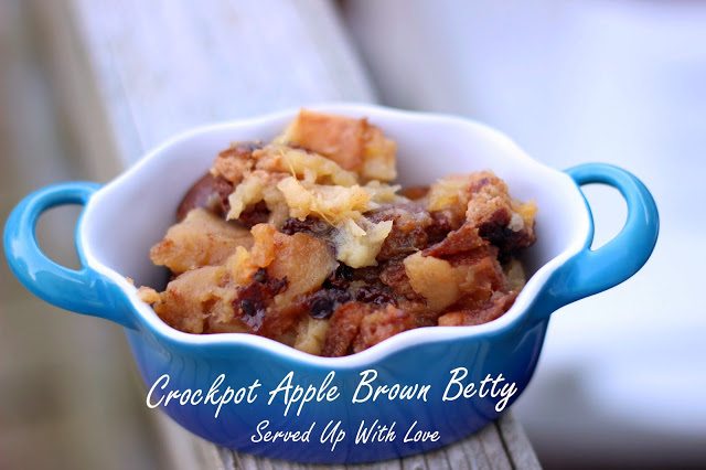 Crock Pot Apple Brown Betty