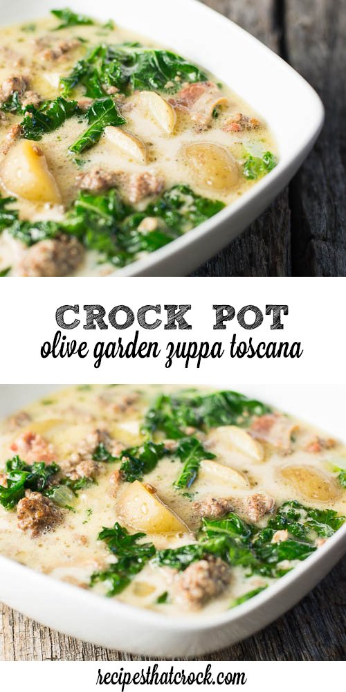 Crock Pot Olive Garden Zuppa Toscana Soup Copy Cat