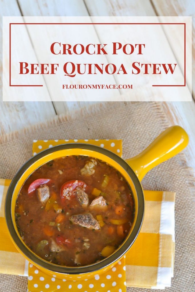 Crock Pot Beef Quinoa Stew