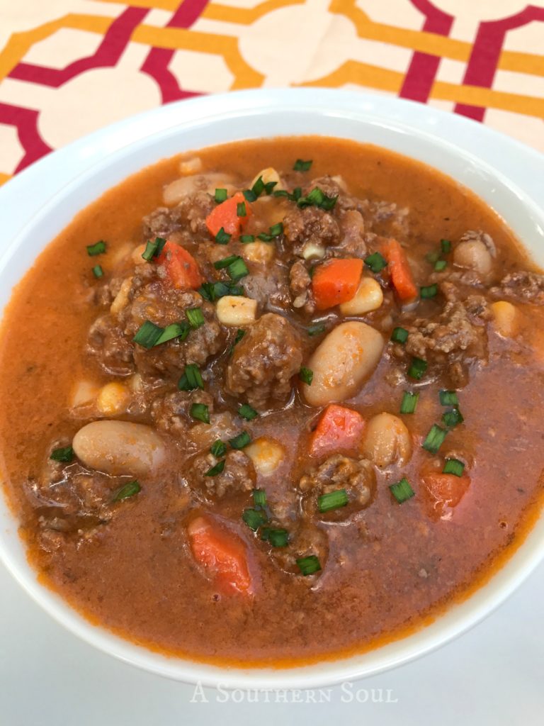 Beef and Bean Slow Cooker Soup