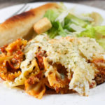 This Crock Pot Lasagna Casserole is an easier alternative to traditional lasagna with the same great taste the whole family loves!