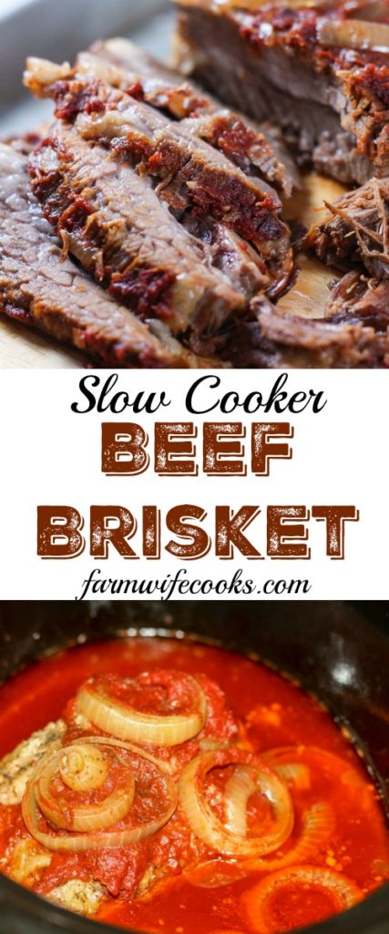 This Slow Cooker Beef Brisket is an easy recipe packed full of flavor and one the whole family will love! 