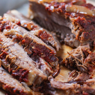 This Slow Cooker Beef Brisket is an easy recipe packed full of flavor and one the whole family will love!