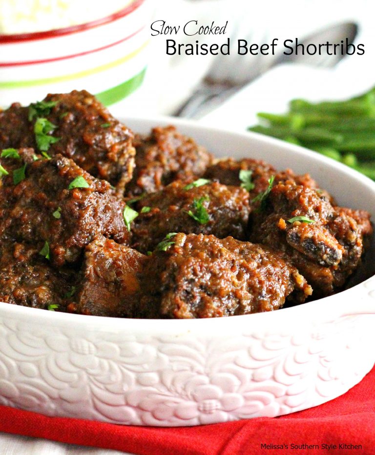 Slow Cooked Braised Beef Shortribs