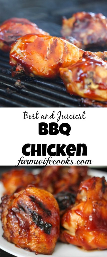 Are you looking for a fool proof way to make Grilled BBQ Chicken? This recipe includes a secret step that results in the juiciest grilled chicken you have ever had!