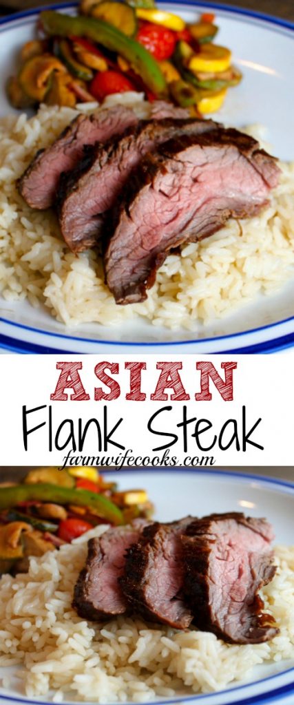 This grilled marinated Asian Flank Steak is the perfect steak recipe to cook on the grill.