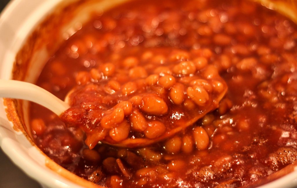 My favorite recipe for Baked Beans, the perfect side dish recipe for cookouts and family gatherings. 