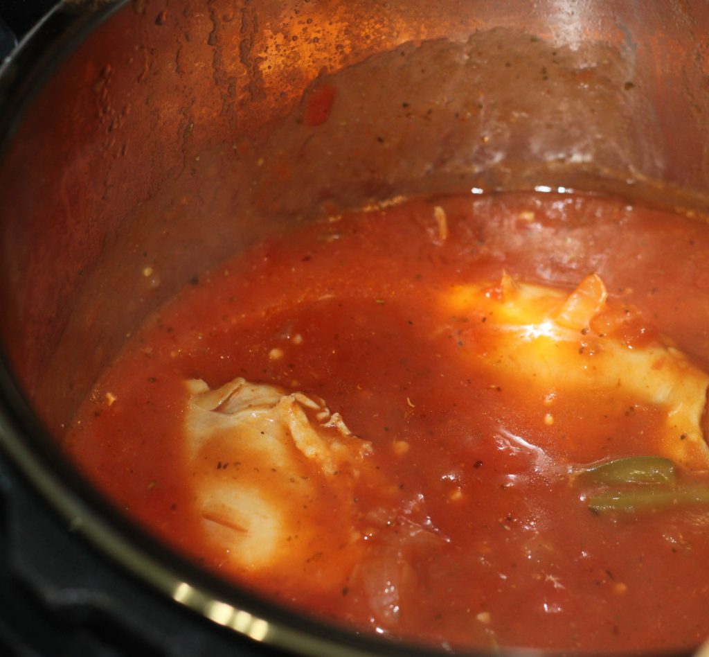 Instant Pot Chicken Cacciatore is an easy classic Italian dish that can be made quickly in your electric pressure cooker. Recipe also includes crock pot instructions.