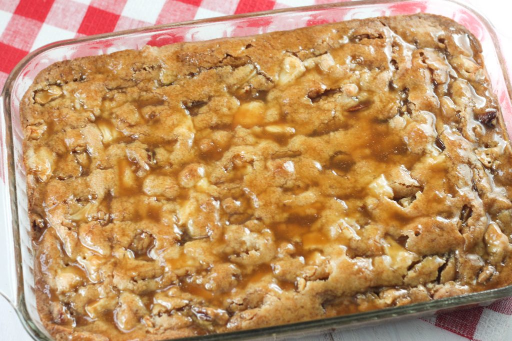 This Caramel Apple Coffee Cake is the perfect apple recipe for breakfast or dessert.