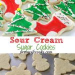 Sugar cookies are great for any Holiday but are a must for Christmas! These Sour Cream Sugar Cookies will have everyone coming back for seconds!