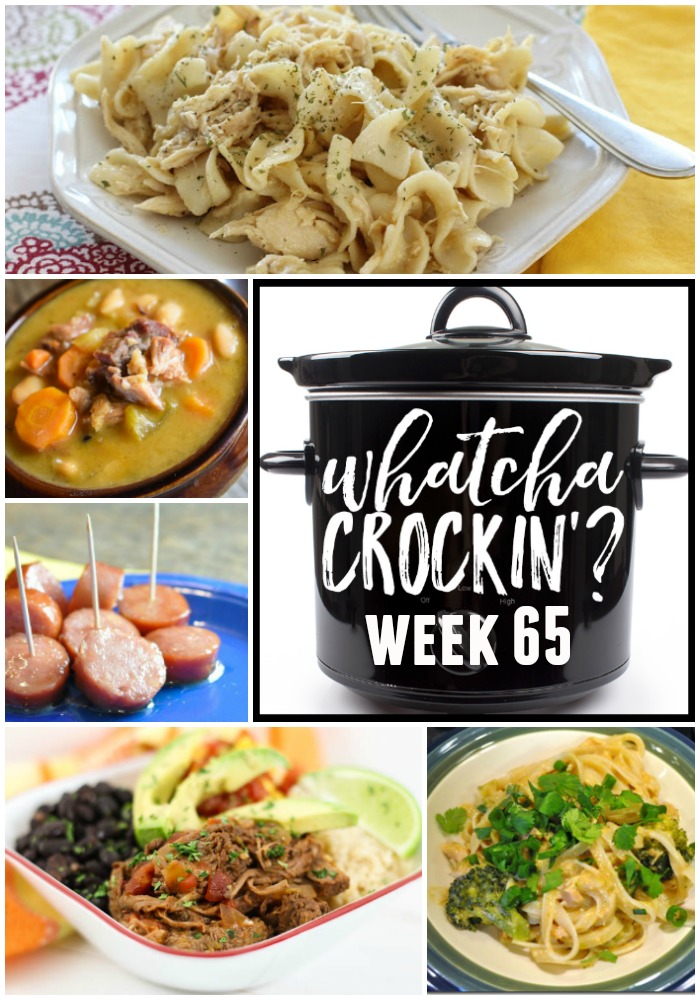 This week’s Whatcha Crockin’ crock pot recipes include Crock Pot Chicken and Noodles, Crock Pot Chipotle Shredded Beef, Instant Pot Ham and Beans, Quick and Easy Crock Pot BBQ Chicken, Slow Cooker Thai Chicken, Crock Pot Smoked Sausage Bites, Slow Cooker Beets and much more!