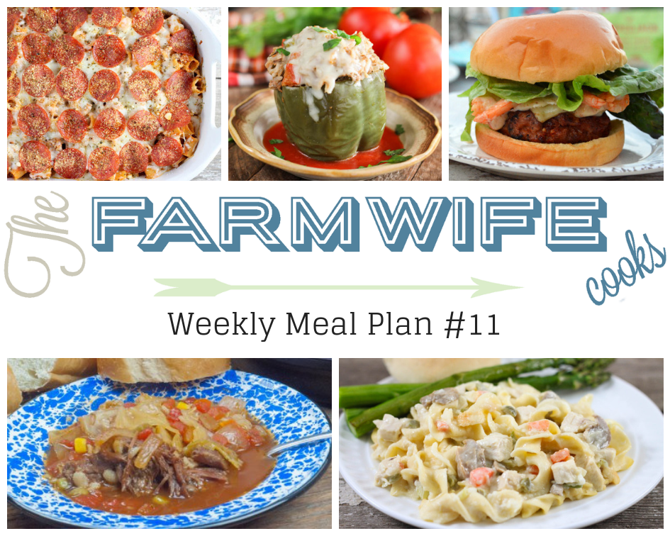 Meal Plan Week 11
