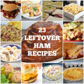 It isn't the holidays without ham! I asked all my food blogger friends for their favorite leftover ham recipes and here are 22 great recipes to make with leftover ham.