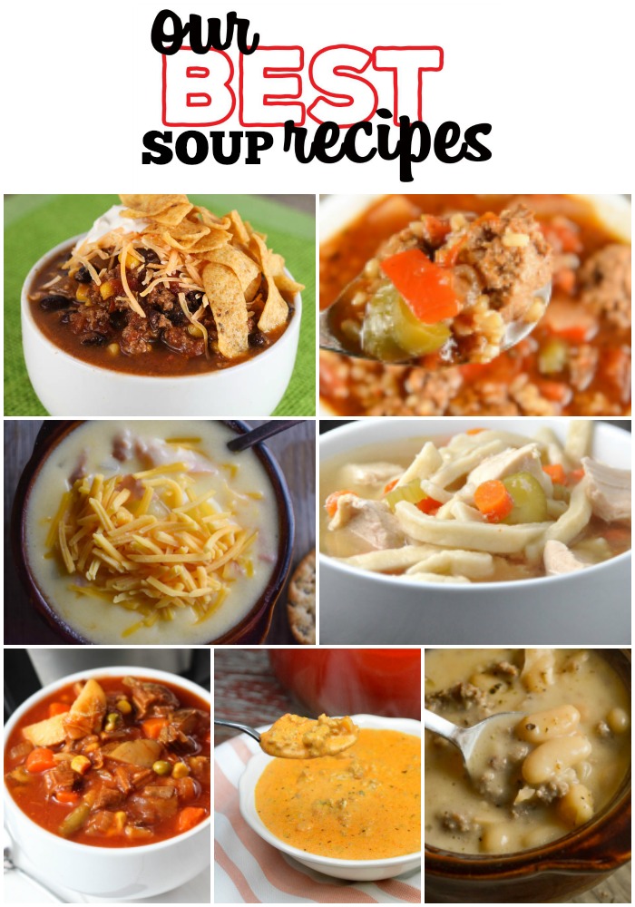 Are you looking for a new soup recipe to warm you up? I rounded up our best healthy, easy, soup recipes made on the stovetop or slow cooker.