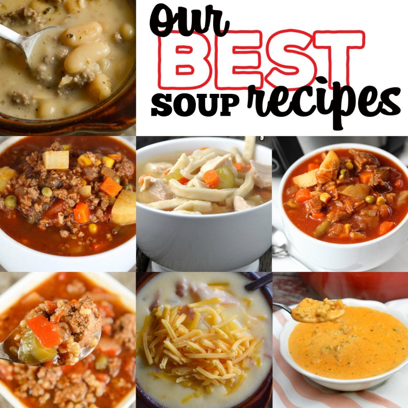 Are you looking for a new soup recipe to warm you up? I rounded up our best healthy, easy, soup recipes made on the stovetop or slow cooker.