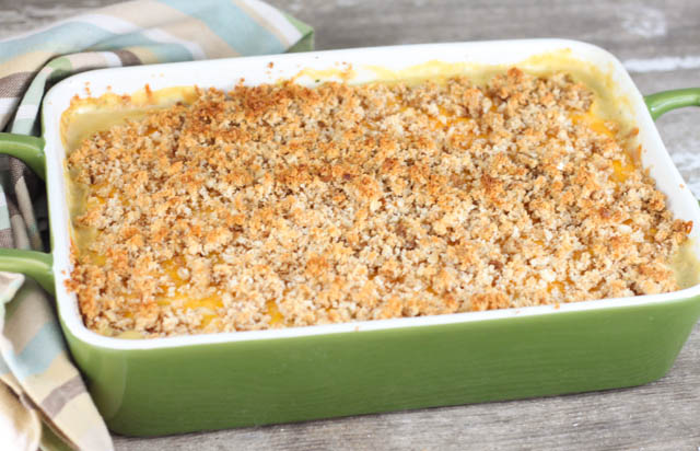 Chicken and Rice Casserole is an easy comfort food recipe everyone loves, including picky eaters! Made with rice, chicken, cream of chicken and vegetables and topped with cheese and bread crumbs!