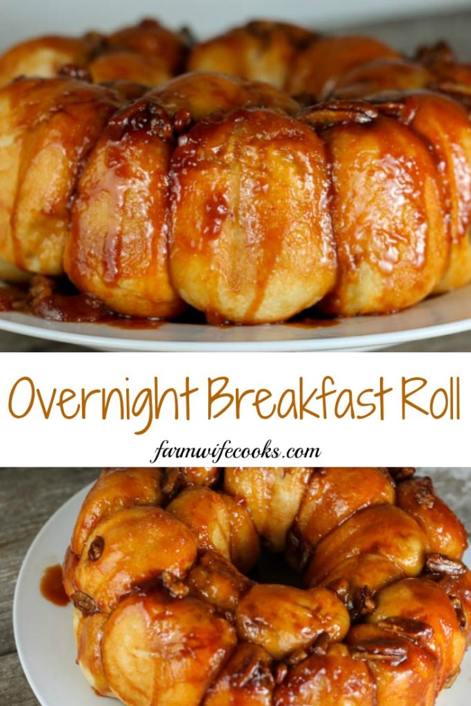 Overnight Breakfast Roll, also known as Butterscotch Monkey Bread is a great holiday breakfast recipe!