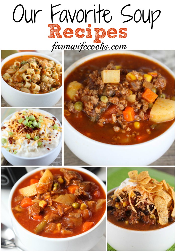 Our favorite, easy, soup recipes including healthy soups made in the slow cooker, Instant Pot and more! 