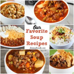 Our favorite, easy, soup recipes including healthy soups made in the slow cooker, Instant Pot and more! 