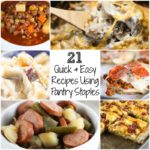 Need dinner ideas that you can throw together with items you’ve already got on hand? Here are some of my favorite Quick and Easy Meals Using Pantry Staples!