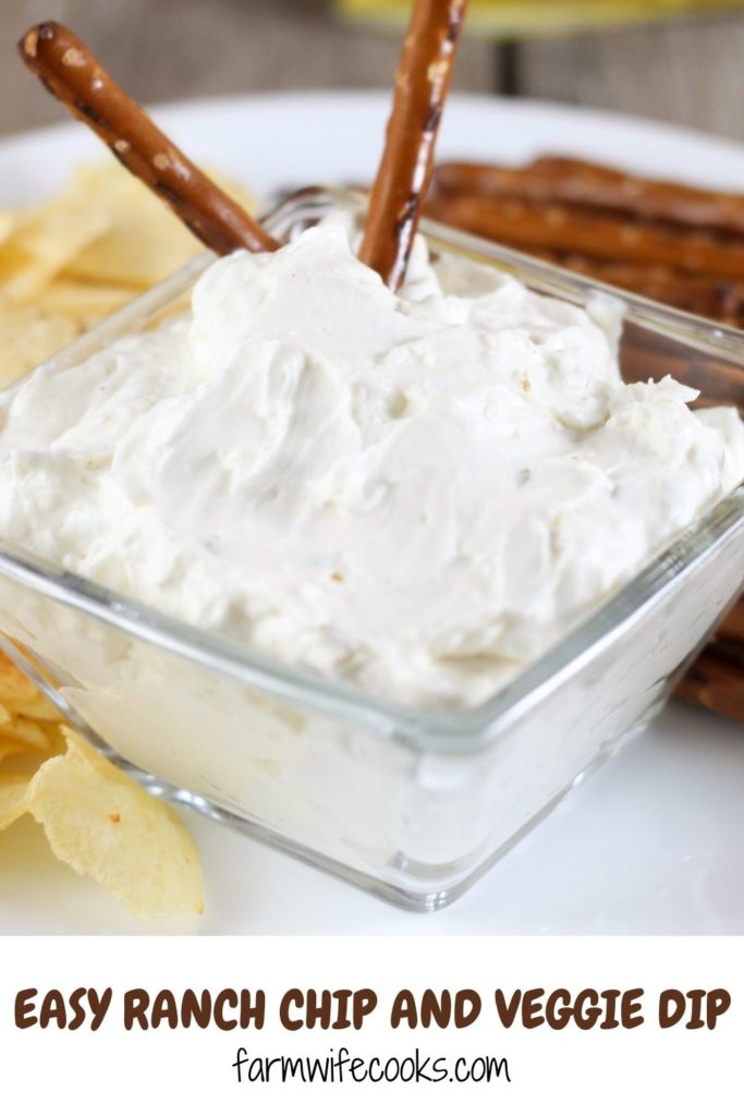 Ranch Chip and Vegetable Dip